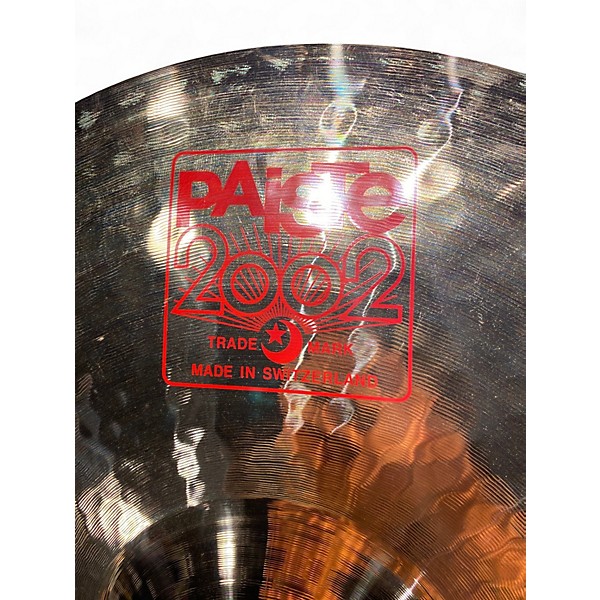 Used Paiste 18in 2002 Wild Crash Cymbal