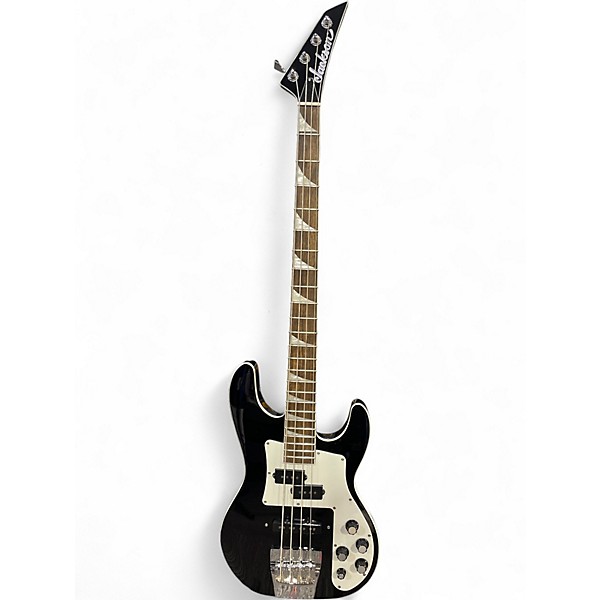 Used Jackson CBXNT Black & White Electric Bass Guitar