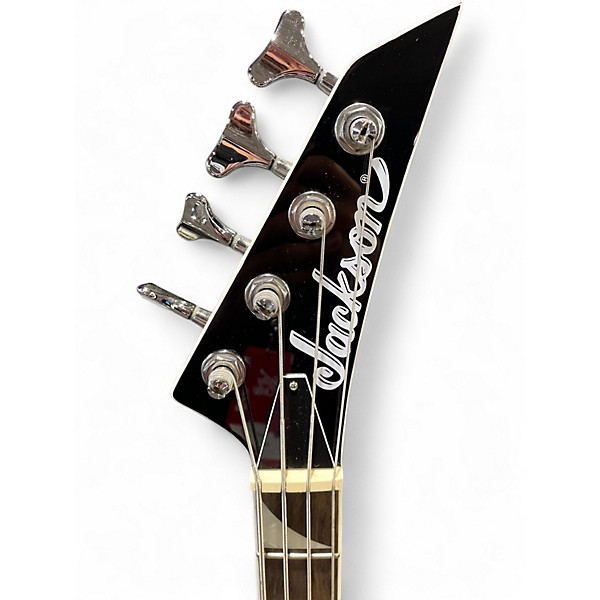 Used Jackson CBXNT Black & White Electric Bass Guitar