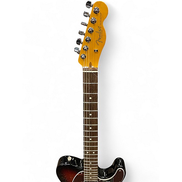 Used Fender American Professional II Telecaster 3 Tone Sunburst Solid Body Electric Guitar