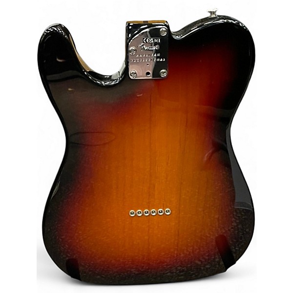 Used Fender American Professional II Telecaster 3 Tone Sunburst Solid Body Electric Guitar