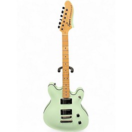 Used Squier Contemporary Active Starcaster Surf Pearl Hollow Body Electric Guitar