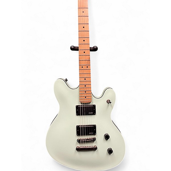 Used Squier Contemporary Active Starcaster Surf Pearl Hollow Body Electric Guitar