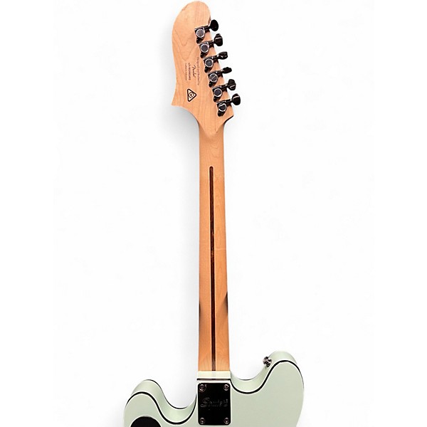 Used Squier Contemporary Active Starcaster Surf Pearl Hollow Body Electric Guitar