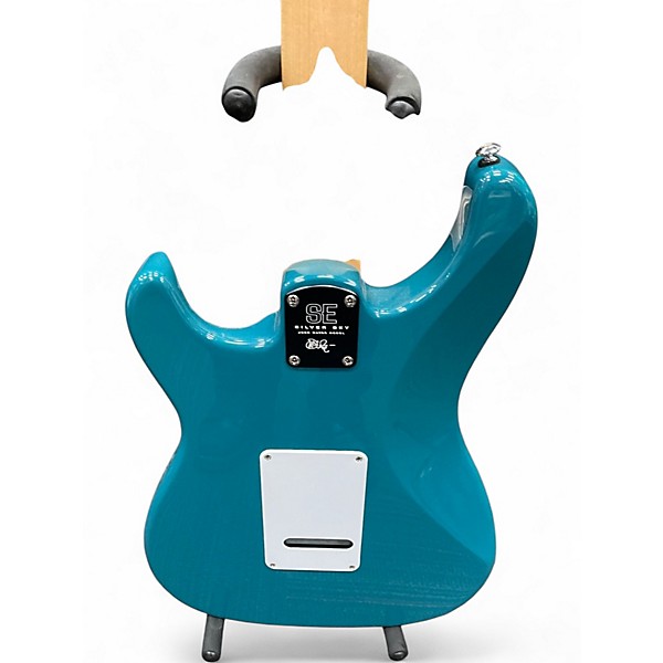 Used PRS SE Silver Sky Nylon Blue Solid Body Electric Guitar