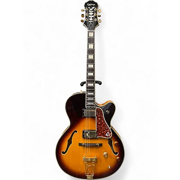 Used 1990 Epiphone PRE JOE PASS Sunburst Hollow Body Electric Guitar