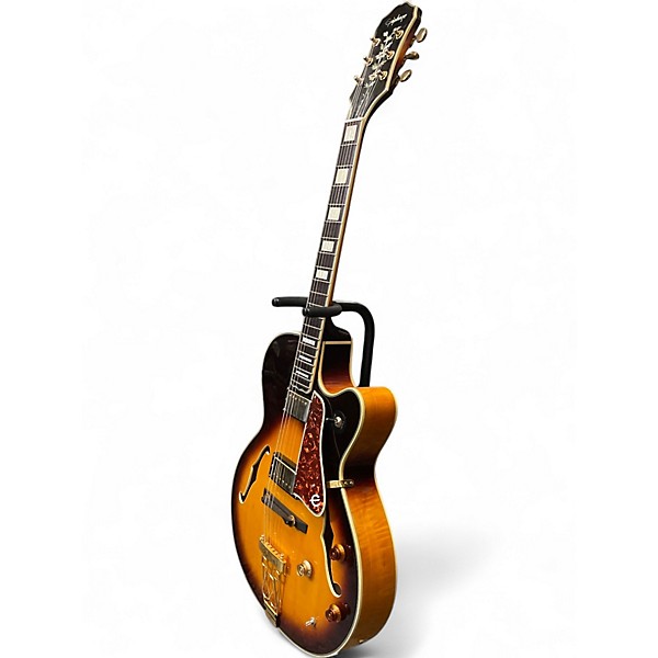 Used 1990 Epiphone PRE JOE PASS Sunburst Hollow Body Electric Guitar