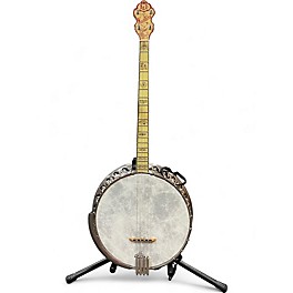 Vintage 1930s Bacon & Day Montana Silver Bell Style No. 1 Natural Banjo