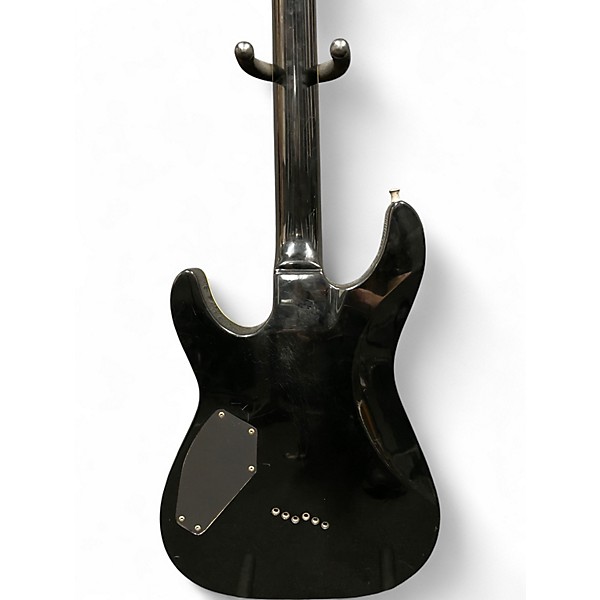 Used Schecter Guitar Research C1 Custom FR Black Solid Body Electric Guitar