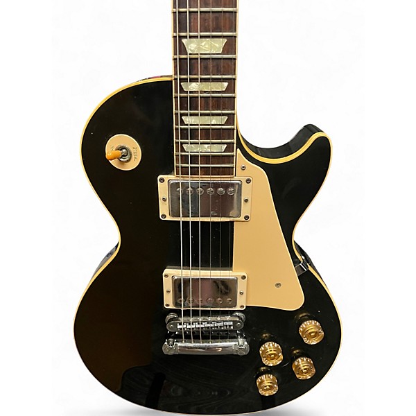 Vintage 1995 Gibson Les Paul Standard Black Solid Body Electric Guitar
