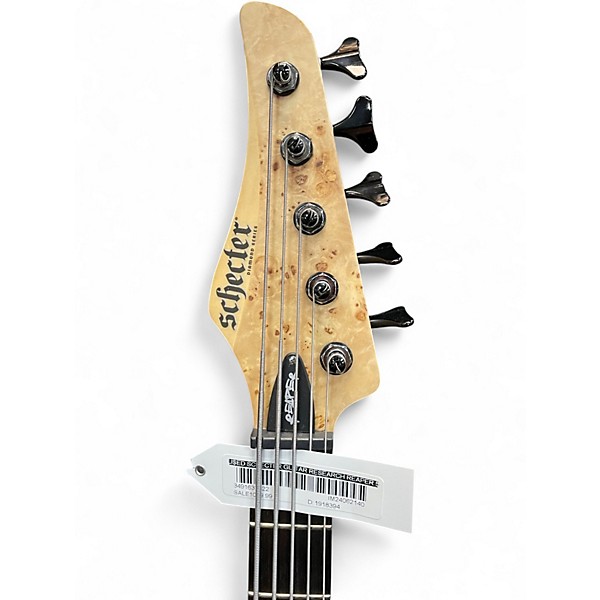 Used Schecter Guitar Research Reaper 5 String Charcoal Electric Bass Guitar