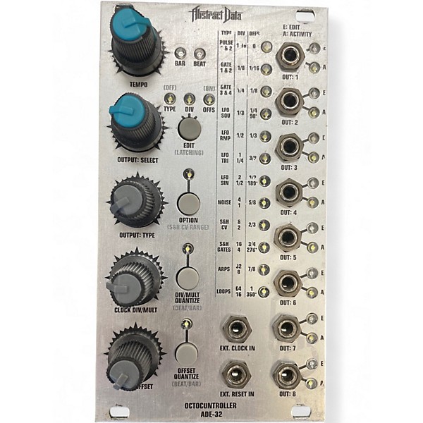 Used Abstract Data ADE-32 OCTOCONTROLLER Drum Machine