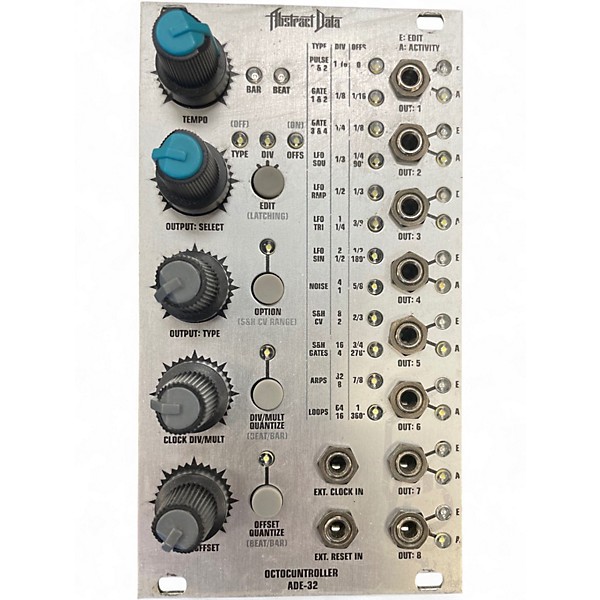 Used Abstract Data ADE-32 OCTOCONTROLLER Drum Machine