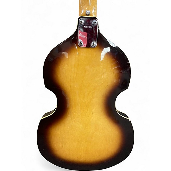 Used 1970s Miscellaneous MIJ Violin Bass Sunburst Electric Bass Guitar