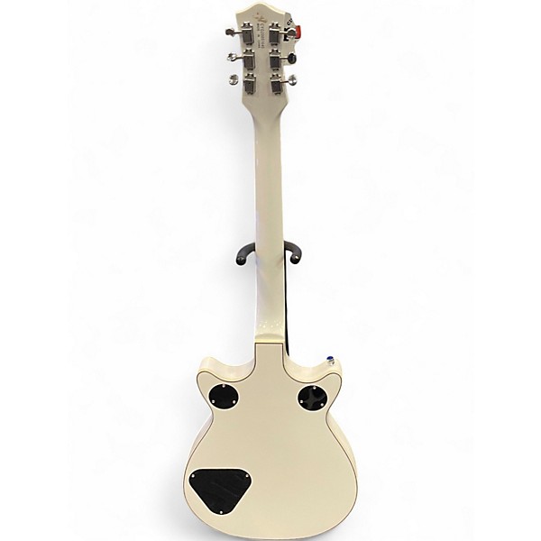 Used Gretsch Guitars G5237 Electromatic Double Jet FT Surf Green and White Solid Body Electric Guitar