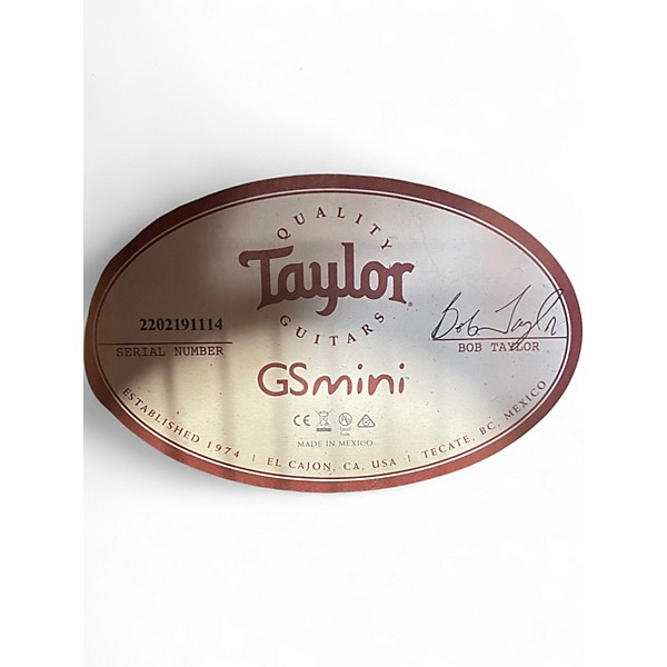 Used Taylor GS Mini Mahogany Mahogany Acoustic Guitar