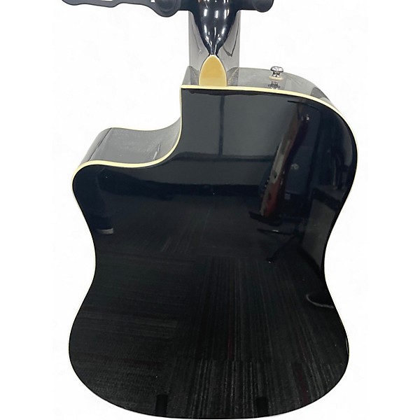 Used Fender CD140SCE Black Acoustic Electric Guitar