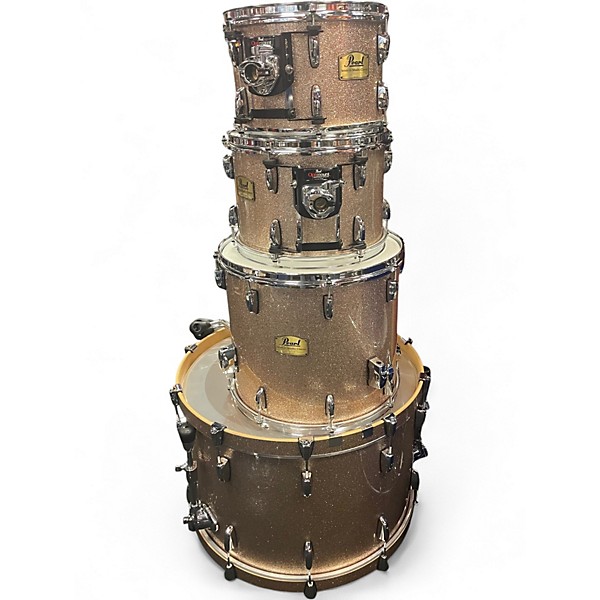 Used Pearl 4 Piece Session Studio Classic VINTAGE COPPER SPARKLE Drum Kit