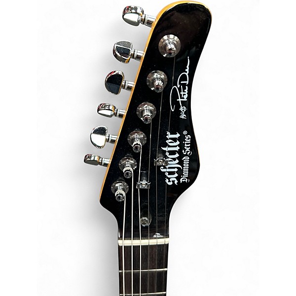 Used Schecter Guitar Research Pete Dee PT Black Solid Body Electric Guitar