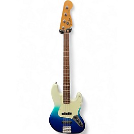 Used 2021 Fender Player Plus Jass Bass Blue Gradient Electric Bass Guitar