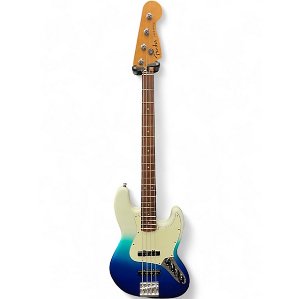 Used 2021 Fender Player Plus Jass Bass Blue Gradient Electric Bass Guitar