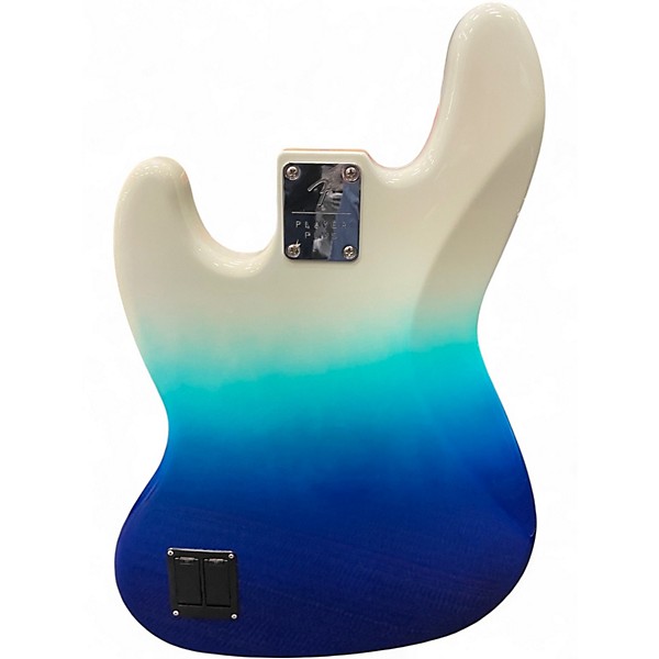 Used 2021 Fender Player Plus Jass Bass Blue Gradient Electric Bass Guitar