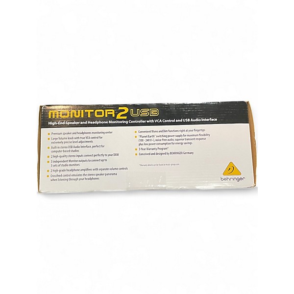 Used Behringer monitor2usb Volume Controller