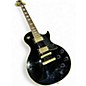 Used Epiphone Les Paul Black and Gold Solid Body Electric Guitar