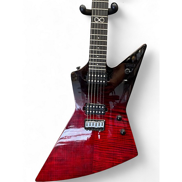 Used Chapman Ghost Fret Crimson Red Burst Solid Body Electric Guitar
