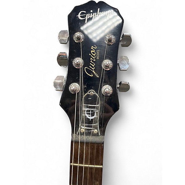 Used Epiphone Les Paul Junior 2 Color Sunburst Solid Body Electric Guitar