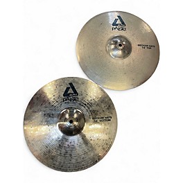Used Paiste 14in Alpha Medium Hi Hat Pair Cymbal