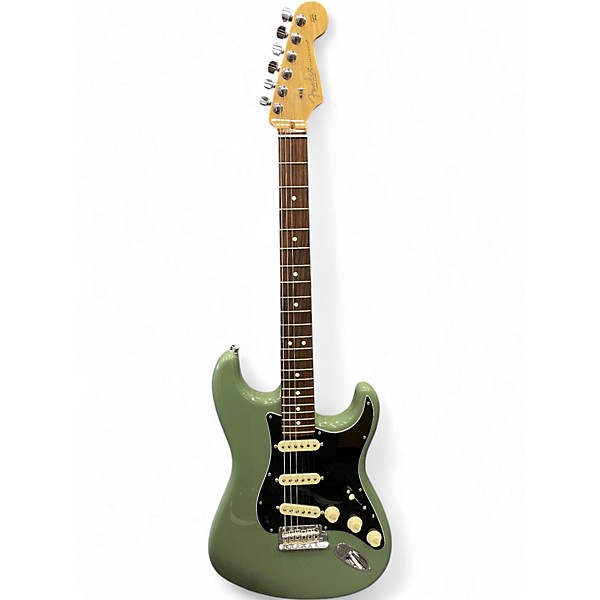 Used Fender American Standard Stratocaster Inverness Green Solid Body Electric Guitar