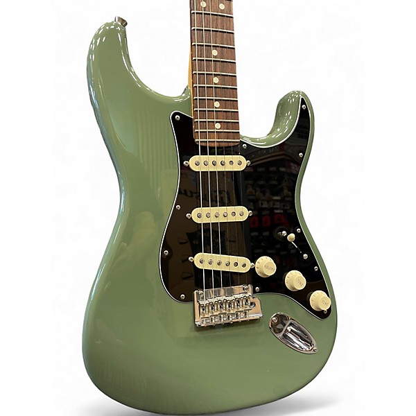 Used Fender American Standard Stratocaster Inverness Green Solid Body Electric Guitar