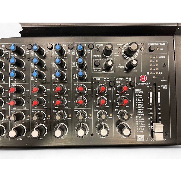 Used Harbinger L1402FX USB Unpowered Mixer