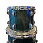 Used Ludwig 6 Piece Element Evolution Green Sparkle Drum Kit