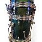 Used Ludwig 6 Piece Element Evolution Green Sparkle Drum Kit