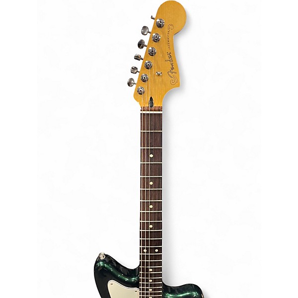 Used Fender DELUXE PLAYER II JAZZMASTER RACING GREEN Solid Body Electric Guitar