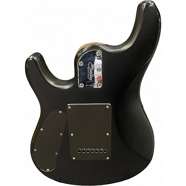 Used Sterling by Music Man John Petrucci JP157 7 String Black Solid Body Electric Guitar