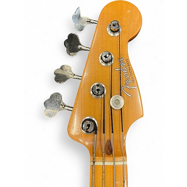 Used Fender Vintera 50s Precision Bass Fiesta Red Electric Bass Guitar