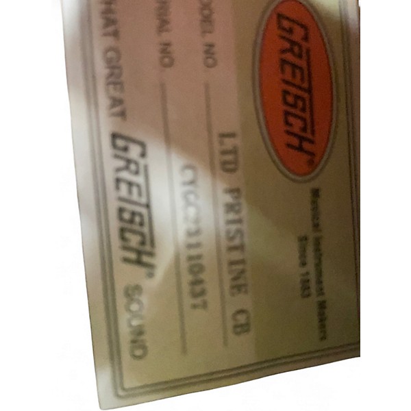 Used Gretsch Guitars LTD PRISTINE CB Cream Hollow Body Electric Guitar