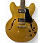 Used Epiphone ES355 Metallic Gold Hollow Body Electric Guitar
