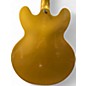 Used Epiphone ES355 Metallic Gold Hollow Body Electric Guitar