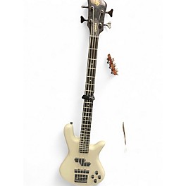 Used Spector Performer 4 White Electric Bass Guitar