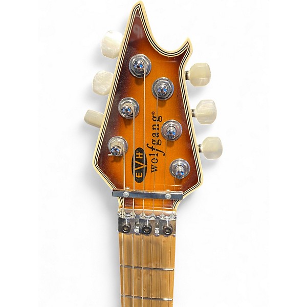 Used EVH Wolfgang USA Tobacco Sunburst Solid Body Electric Guitar
