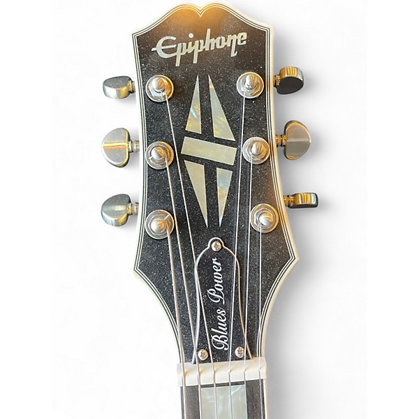 Used Epiphone Jared James Nichols "Blues Power" Les Paul Custom Gold Solid Body Electric Guitar