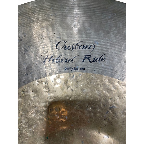 Used Zildjian 20in K Custom Hybrid Ride Cymbal