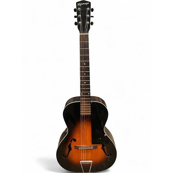 Vintage 1930s Kalamazoo KG22 Sunburst Acoustic Guitar