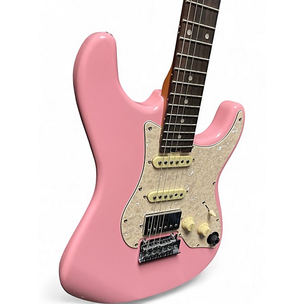 Used Mooer S800 Pink Solid Body Electric Guitar