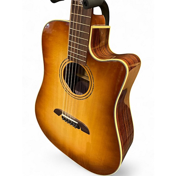 Used Alvarez DY70CE12 2 Color Sunburst 12 String Acoustic Guitar