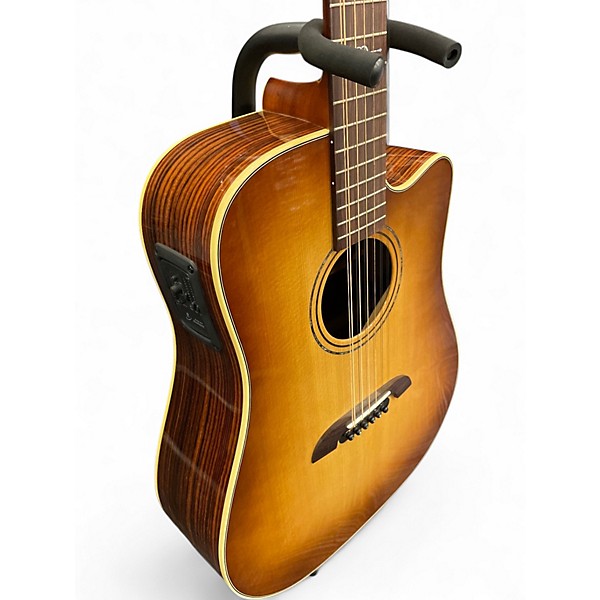 Used Alvarez DY70CE12 2 Color Sunburst 12 String Acoustic Guitar